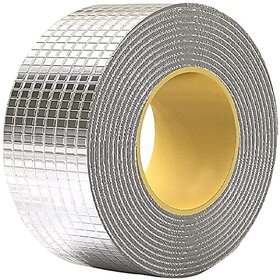 Jobber Super Strong Adhesive Waterproof tape Permanent Repair Roof Water Leakage Solution Rubber Foil Suitable for Roof Leak surface Crack Window Sill Gap  Sealing (2 Inch (5CM*5M))