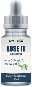 Ayudiva Herbals Lose It Weight Loss Liquid Drops