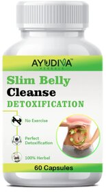 Ayudiva Herbals Slim Belly Fat Cleanse Detoxification Capsules