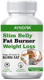 Ayudiva Herbal Slim Belly Fat Burner Weight Loss Capsules