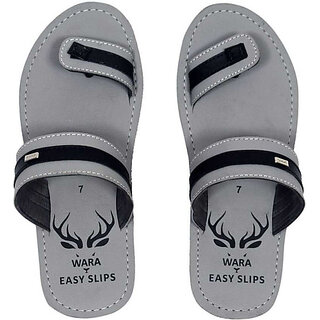                       MCS Gray Comfortable Slippers For Mens                                              