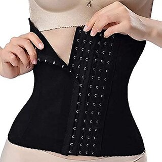 COURTIT'S Seamless Tummy Control Belt for Women High Waist Shapewear with Hook Closure (Free Size, Black) COURTIT'S Seamless Tummy Control Belt for Women High Waist Shapewear with Hook Closure (Free Size, Black)