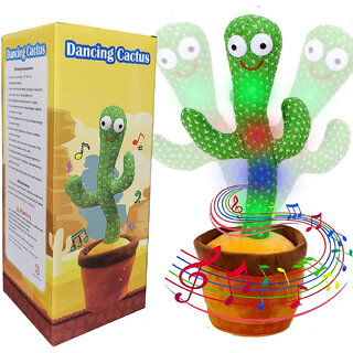 Anmolg Dancing Cactus with Lights Up Talking Singing Toy Anmolg Dancing Cactus with Lights Up Talking Singing Toy