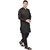 PrintCultr Men Kurta and Pyjama Set (Black)