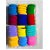 Soft Hair Ties 60 Pack Colourful Elastic Bands Multi-Colour Ponytail Holders