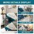 BEDZY Marble Abstrat 3+1+1 Seater Elastic Fitted Sofa Cover
