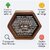 Jobber Wooden Piggy Bank for Kids Adults | Hexagon Shape Money Saving Box | 50000 Goal Tracker Smart Savings Challenge| Best Wooden Gift for Home Office & Birthday (Hexagon)