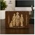 Jobber Wooden Hanuman Chalisa with Stand | Laser Engraved Jai Shri Ram Tabletop Plaque | Spiritual Gift & Home Decor | Religious Wooden Frame for Office Home Temple & Car Dashboard