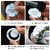 Jobber Car Glass Mirror Blind Spot 360 Degree Mirror Rear View Convex Mirror Parking Mirror For Car 2 Inch Round HD Glass Accessories Frameless 3R Original Suitable All Cars Trucks Vans (Round-Pack-2)