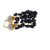 Bhavya Sales Ethnic Cotton Hanging Latkan Golden Black Pompom Bell Tassel Blouse Saree Lehenga for Women - Pack of 2xe2x80xa6