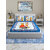 Quirky Home Jaipuri Double Bed 144 TC Pure Cotton Bedsheet with 2 Pillow Covers | DBS17
