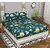 Quirky Home Premium 120 TC Cotton Blend Flat Double Bedsheets with 2 Pillow Covers | Double Bed Breathable Quirky Home | Wrinklefree, CLS-15