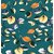 Quirky Home Premium 120 TC Cotton Blend Flat Double Bedsheets with 2 Pillow Covers | Double Bed Breathable Quirky Home | Wrinklefree, CLS-15
