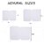 Transparent Clear Embossed PVC Self Adhesive Book Cover (Pack of 30)