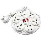 Imported Extension Cord Board with 4 yard wire - 8 Socket - 6 AMP - Po..