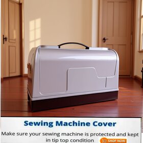 Sewing machine cover, Silai machine cover, Domestic machine cover, Plastics cover, Sewing machine case, Sewing machine p