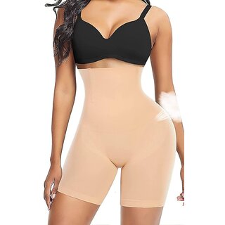 COURTIT'S Women Waist Shapewear with Anti Rolling Strip Tummy Control Tucker Waist Slimming Panties Shapewear Underwear