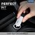 Bandridge U Series 2.4 Amp Fast Car Charger with Micro USB Cable 1M, Compatible With All Smartphones And Tablets, White