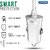 Bandridge Value Line Portable Car Charger with Attached Cable for iOS Devices, Made for iPhone, iPod, iPad | 2.4 Amp - MFI Certified (White)
