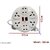 Imported Extension Cord Board with 4 yard wire - 8 Socket - 6 AMP - Power Strip ON / OFF Switch and indicator .2 core Ro