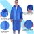 Men's Polyester Long RainCoat Pocho Barsaati with Adjustable Cap and Cover (Pack of 1)