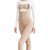 COURTIT'S Steel Boned Waist Trainer Corset  Adjustable Tummy Control Body Shaper for Women (Free Size, Beige)