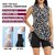 COURTIT'S Women Waist Shapewear with Anti Rolling Strip Tummy Control Tucker Slimming Panties Shapewear Underwear Black