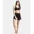 COURTIT'S 1529 Women's High Coverage Super Cotton Elastane Stretch Mid Waist Shorties with Concealed Waistband Black