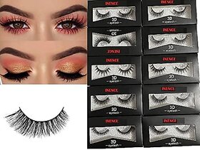 Airi Creations Red Cherry 3D Eyelashes Fibber Synthetic,Natural & soft 100% Handmade 3D Eyelashes (Pack of 2)