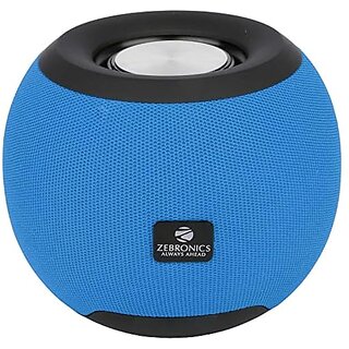 Zebronics Zeb-Bellow 40 Wireless Bluetooth v5.0 Fabric Finish 8W Portable Speaker with Supporting 6Hrs Backup 55mm Driver Powerful Bass USB mSD AUX Input Built-in FM TWS & Call Function (Blue) Zebronics Zeb-Bellow 40 Wireless Bluetooth v5.0 Fabric Finish 8W Portable Speaker with Supporting 6Hrs Backup 55mm Driver Powerful Bass USB mSD AUX Input Built-in FM TWS & Call Function (Blue)