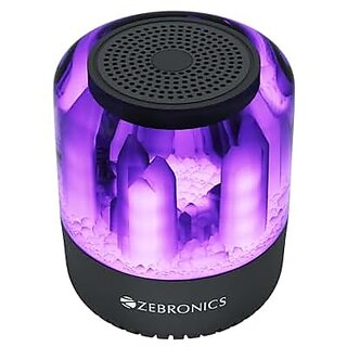 ZEBRONICS Dawn 10 Wireless Portable Bluetooth Speaker with Powerful 8W Output Customized 360xc2xb0 lightshow 14h* Playback TWS Function FM AUX USB. ZEBRONICS Dawn 10 Wireless Portable Bluetooth Speaker with Powerful 8W Output Customized 360xc2xb0 lightshow 14h* Playback TWS Function FM AUX USB.