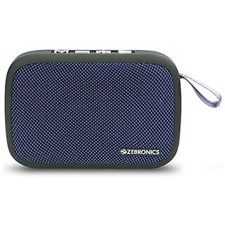                       ZEBRONICS Zeb-Delight 3 Watt Wireless Bluetooth Portable Speaker (Blue)                                              