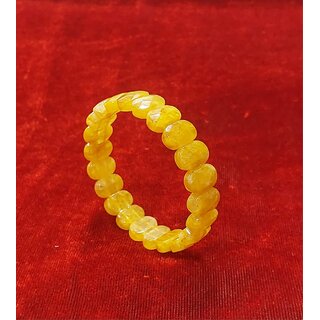                       VSP VASTU SAMADHAN - 96A YELLOW CITRINE SQUARE BRACELET - For Bring Abundance into your Life, Bring Luck, Prosperity                                              