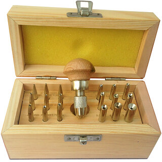 Bezel Setting Punches Set of 18 (Round, from Size 2mm to 9mm) Bezel Setting Punches Set of 18 (Round, from Size 2mm to 9mm)