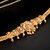 Gold-Plated South Indian Temple Jewelry Waist Belt for Women | Goddess Lakshmi Design Kamarbandh (726-PL1T1-2097-RG)