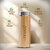 IMECO Bamboo Thermos Flask, Bamboo Flat Head Bottle, Bamboo Facial Tissues (200 Pulls), Everyday Essential Combo