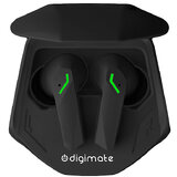 DIGIMATE Powerpods Earbud With LED Light Charging Case 20 Hours Playti..