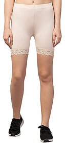 Attire Zone Solid Women Cycling Shorts Basic Shorts Board Shorts Swim Shorts Regular Shorts