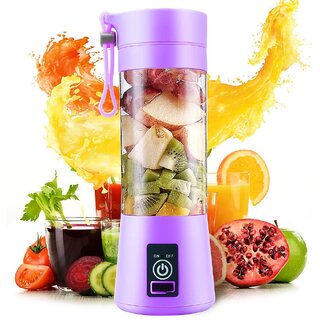 Portable Blender - USB Rechargeable Juicer, 6-Blade Mini Electric Juicer Bottle Blender Grinder Mixer, Perfect for Shakes and Smoothies, Assorted Color Portable Blender - USB Rechargeable Juicer, 6-Blade Mini Electric Juicer Bottle Blender Grinder Mixer, Perfect for Shakes and Smoothies, Assorted Color