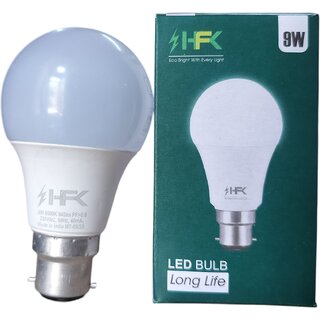                       HFK 9 Watt HQ Led Bulb Pack of 2 ( 1 Year Warranty )                                              