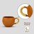 Rare Planet Hand made Traditional Beautiful Design Terracotta Chai  Tea Cup Set for Home (Set of 2)