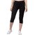 ATTIRE ZONE Women's Regular Fit Plain Capri Pants | Sports and Short Pant Gym Yoga Wear for Women | Women & Girls Avobe Knee Lenth Super Cotton Capri