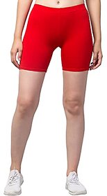 ATTIRE ZONE Women's Stretchable Cycling Shorts - Skin Fit Tights for Gym Sports Running Yoga and Dresses