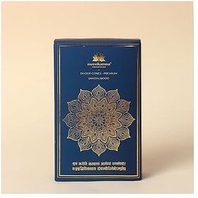 Manokamna Fresh Flower DhoopCone Pure Fragrance from Nature  Blossom in Every Burn Handmade Flower DhoopCone  DhoopCone with Sandalwood Fragrance for Puja Need  Air Purification