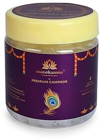 Manokamna Premium Kapoor TabletLong-Lasting Aroma for Puja  Purification  Pure Kapoor Tablets 100 Natural Aromatic  Multipurpose Use  for RitualsDevotion  Air Cleansing (50gm - Pack of 1)