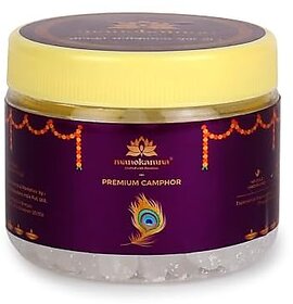Manokamna Premium Kapoor TabletLong-Lasting Aroma for Puja  Purification  Pure Kapoor Tablets 100 Natural Aromatic  Multipurpose Use  for RitualsDevotion  Air Cleansing (100gm - Pack of 1)