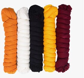 WOMEN COTTON DUPATTA SET OF 5