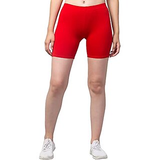 ATTIRE ZONE Women's Stretchable Cycling Shorts - Skin Fit Tights for Gym Sports Running Yoga and Dresses