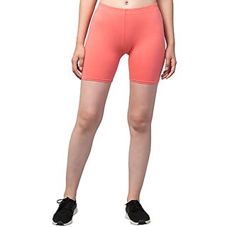                       ATTIRE ZONE High-Waist Cycling Shorts Seamless Design Full Coverage Snug Fit Comfort for Workouts & Activewear for Women                                              