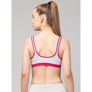 Luxurious Women ATTIRE ZONE Wireless & Non-Padded Slip-On T-Shirt Cotton Sports Bra for Women 20